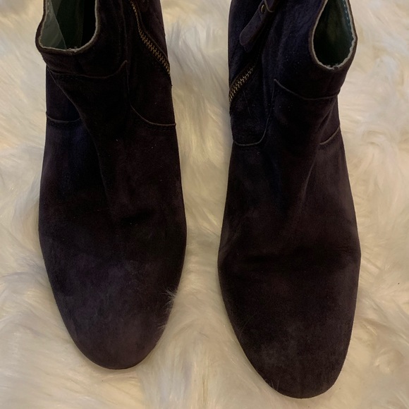 🔮GUC Boden Hoxton Grey Suede Zip Booties Sz 42🔮 - Picture 2 of 7